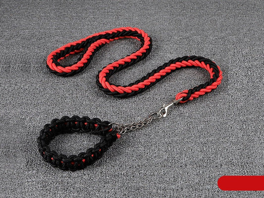 Strong Dog Leash Climbing Rope Threaded Pet Training