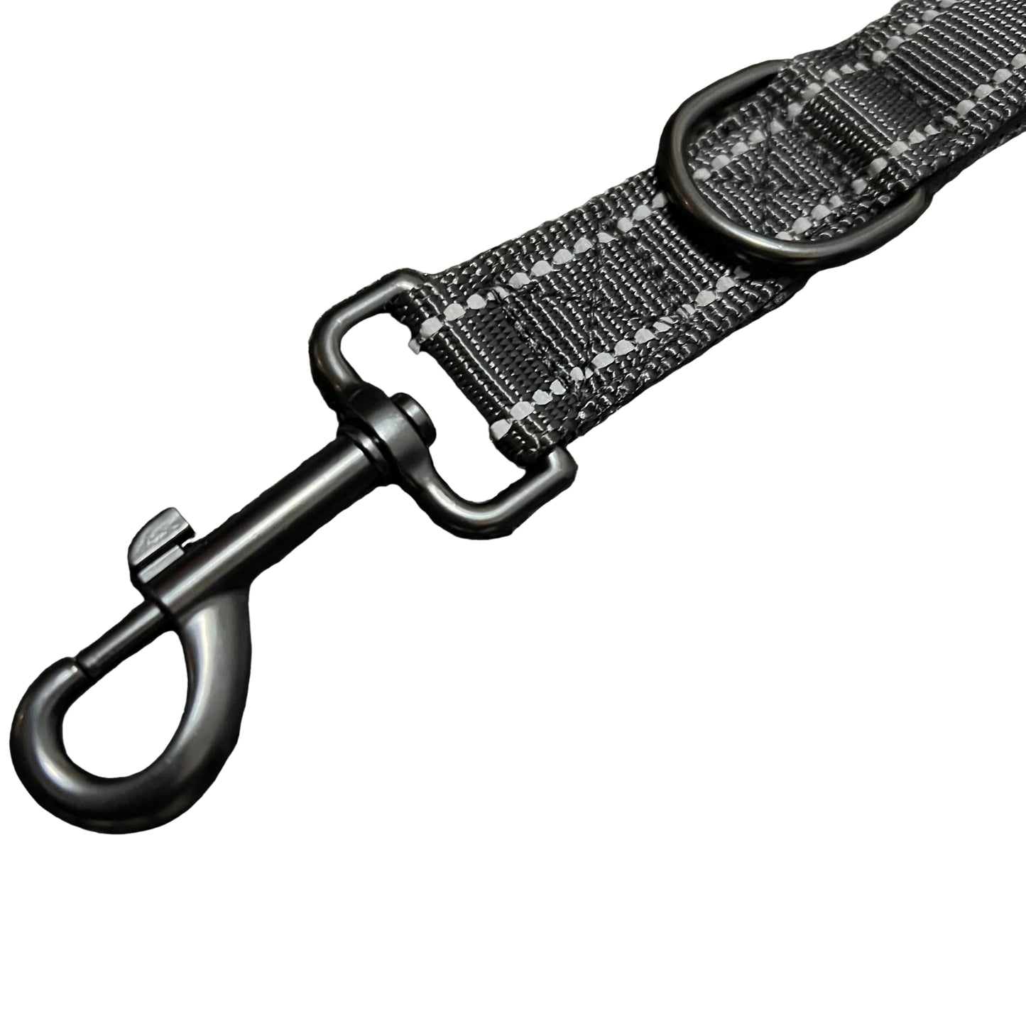 Black Reflective Training Leash – 30cm Traffic Lead