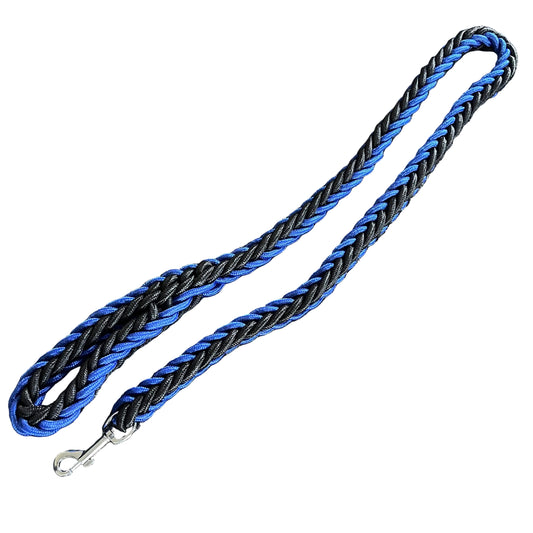 Rope Leash Black & Blue 125cm / 2cm