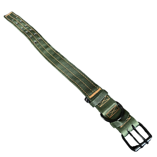 Green / Orange Stitch Tactical Collar 37-53cm