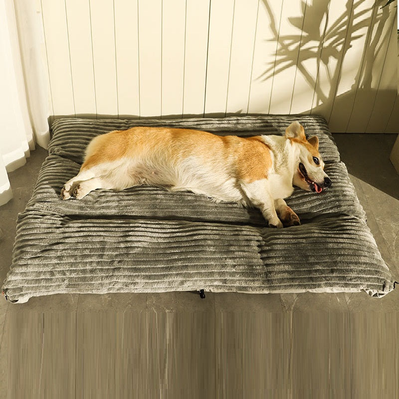 XL (109*72) Soft Fleece Fabric Pet Bed