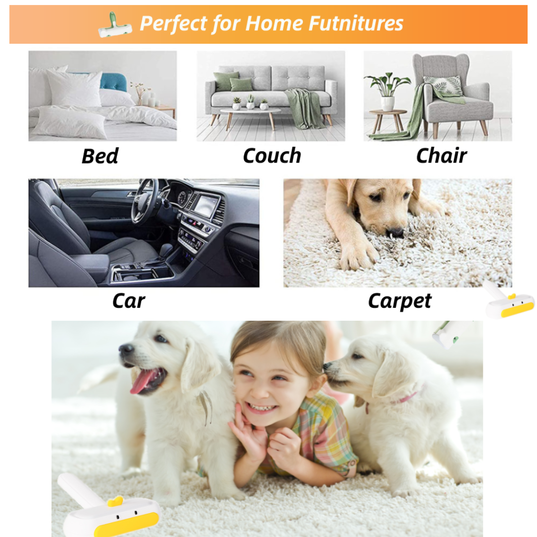 Pet Hair Remover Roller, Cute Reusable Lint Roller