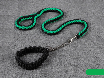Strong Dog Leash Climbing Rope Threaded Pet Training