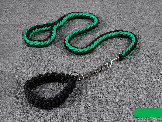 Strong Dog Leash Climbing Rope Threaded Pet Training