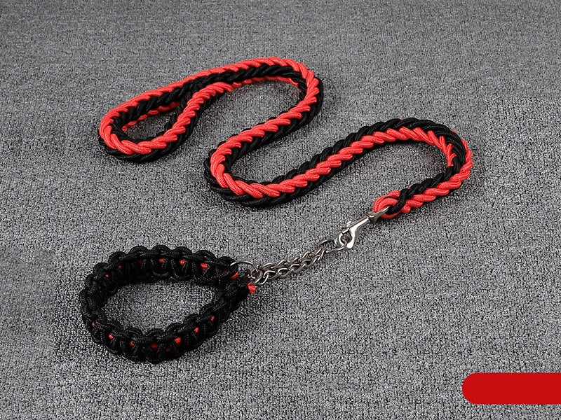 Strong Dog Leash Climbing Rope Threaded Pet Training