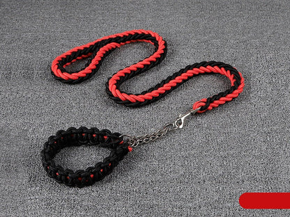 Strong Dog Leash Climbing Rope Threaded Pet Training