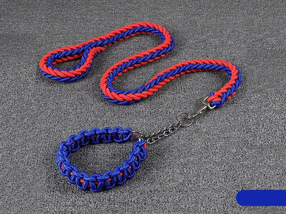 Strong Dog Leash Climbing Rope Threaded Pet Training