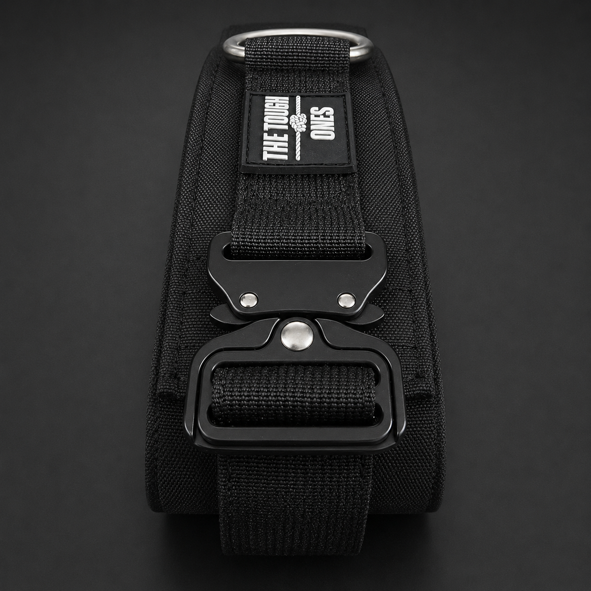 The Tough Ones 7cm Extra-Wide Padded Tactical Dog Collar – Black
