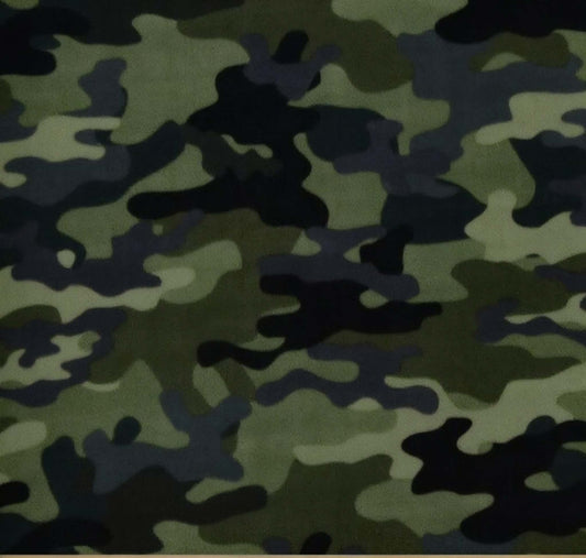 Green Camo Fleece Dog Coat – Heavy Winter Coat | The Tough Ones™