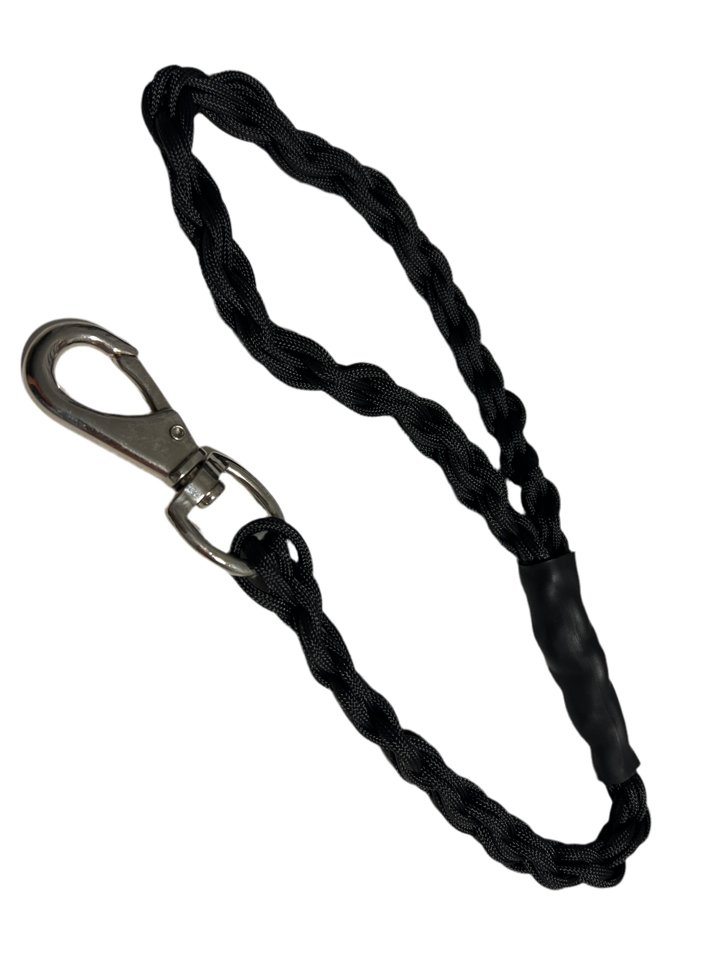 8 Braid Short Leash 60cm Black