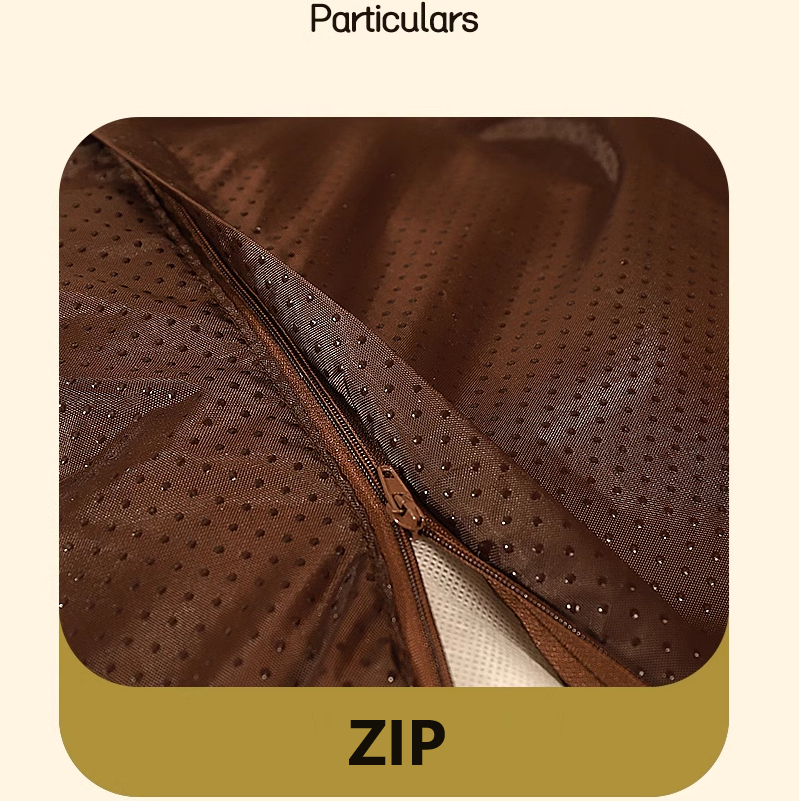 Dog Bed Mattress Warm Thick Washable 120CM - XL BROWN