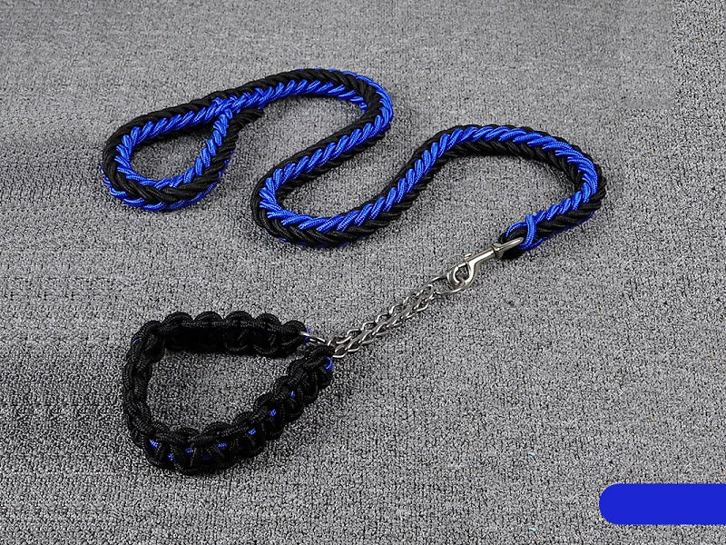 Strong Dog Leash Climbing Rope Threaded Pet Training