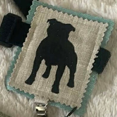 Show Ring Armbands black on grey/green