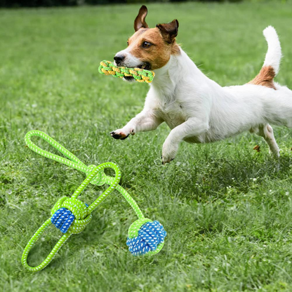 Dog Chew Rope Toys Set - Pack of 7 PCS Cotton Puppy Pet Chew Toys