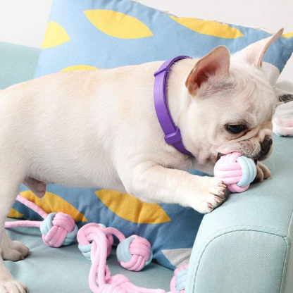 Dog Chew Rope Toys Set - Pack of 7 PCS Cotton Puppy Pet Chew Toys