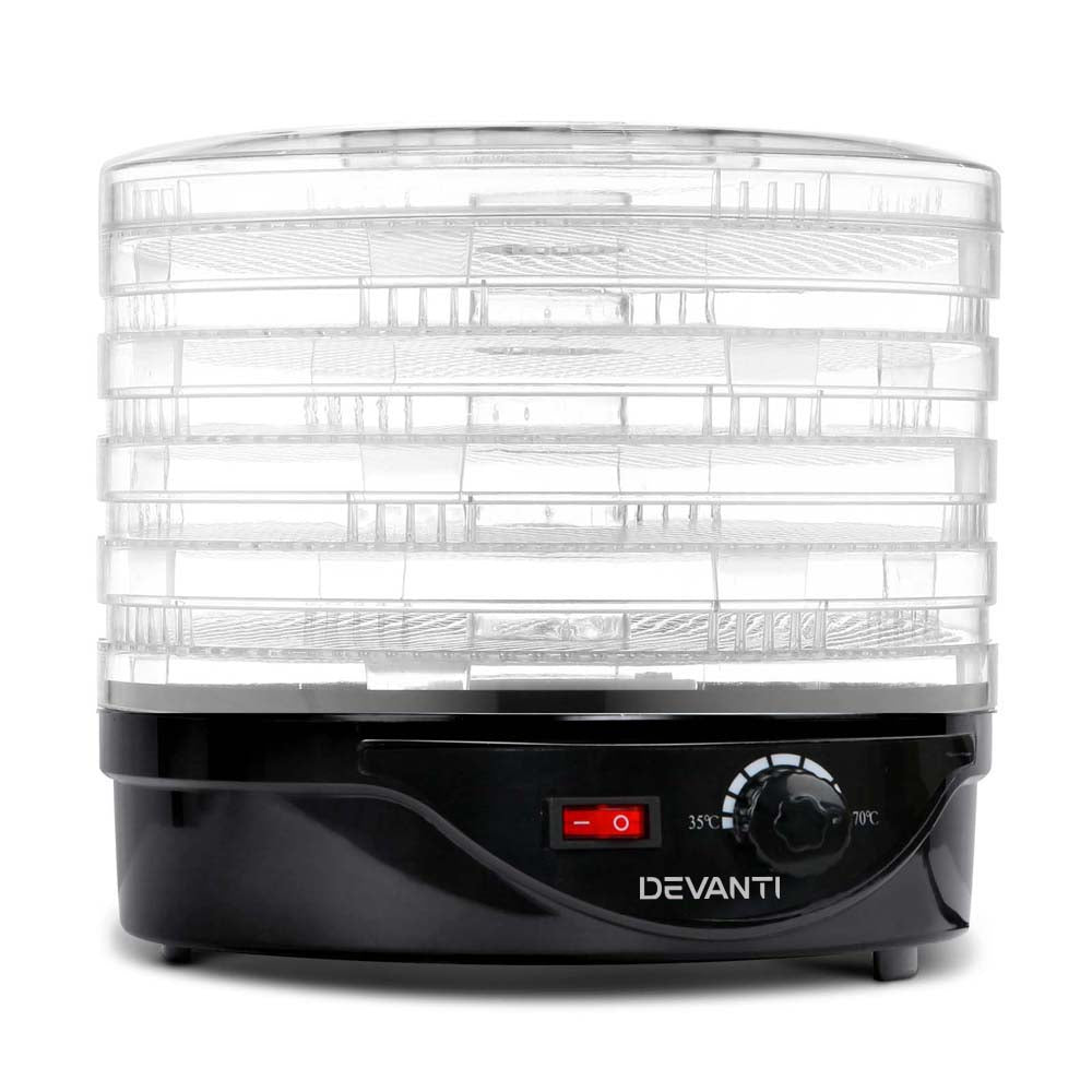 Devanti 5 Trays Food Dehydrator Fruit Dehydrator
