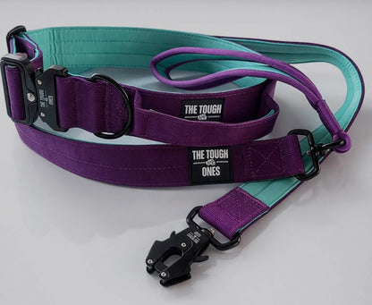 The Tough Ones™ Plum & Mint Tactical Dog Leash