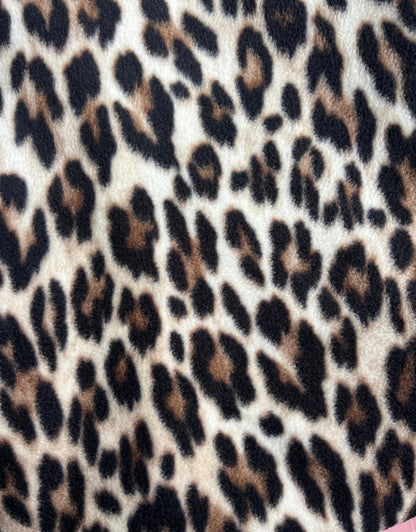 Leopard Print Fleece Dog Coat – Heavy Winter Coat | The Tough Ones™
