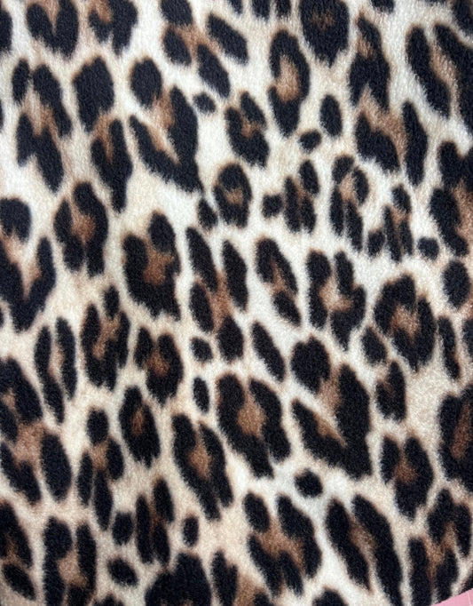 Leopard Print Fleece Dog Coat – Heavy Winter Coat | The Tough Ones™