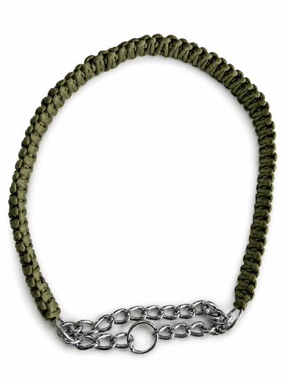 Heavy-Duty Cobra Braid Martingale Collar & Lead Set