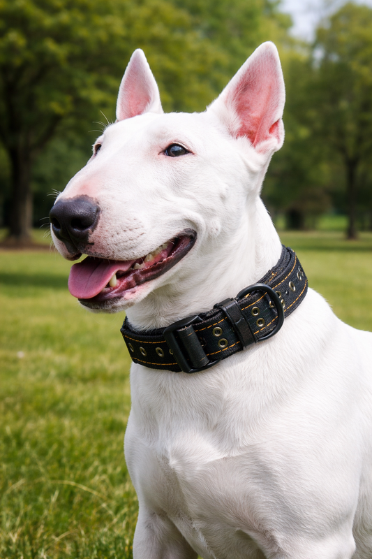 Black / Orange Stitch Tactical Collar