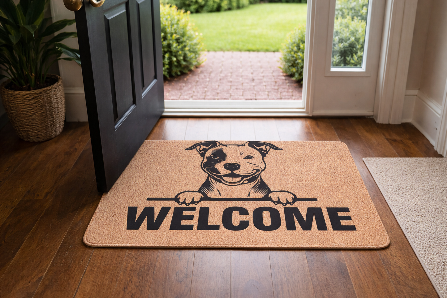 Dog “WELCOME” Front Door Mat