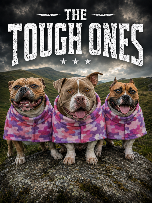 Pink Camo Fleece Dog Coat – Heavy Winter Coat | The Tough Ones™