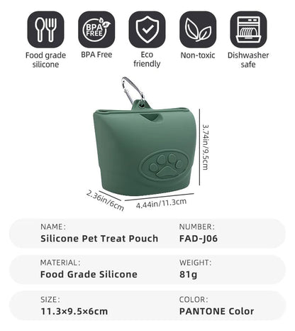 Silicone Dog Treat Pouch