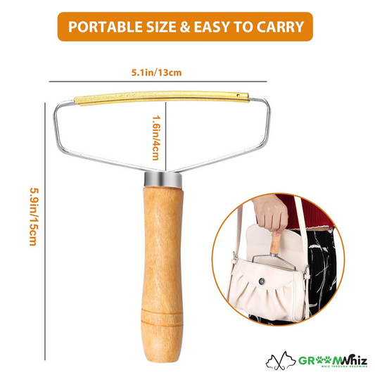 Manual Clothes Fuzz Shaver, Portable Lint Remover, Pet Hair Remover