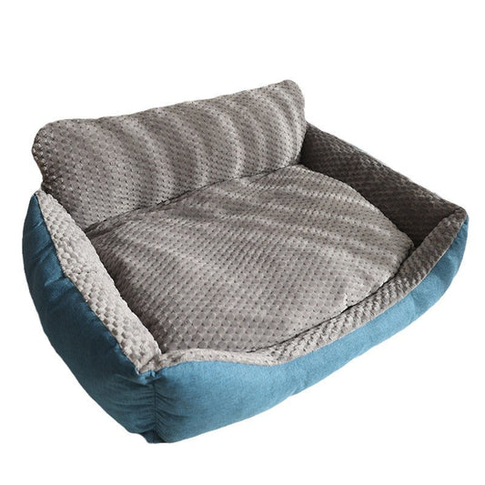 High Back Bolster Comfort Dog Bed Super Thick