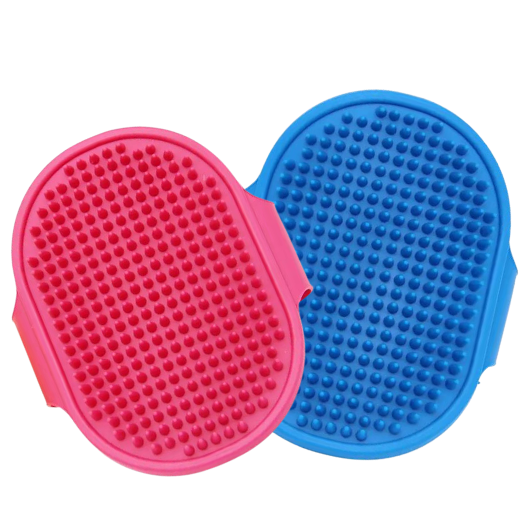 Pet Bath Grooming Brush, Adjustable Soft Silicone Comb