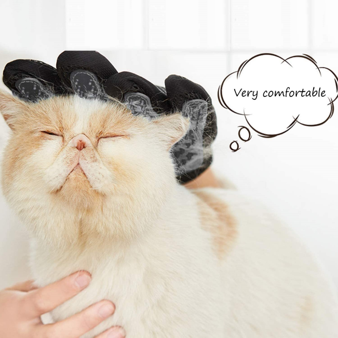 Pet Grooming Gentle Deshedding Brush Glove