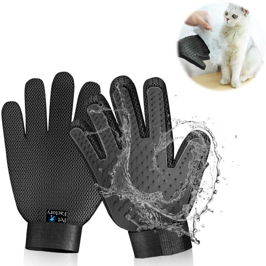 Pet Grooming Gentle Deshedding Brush Glove