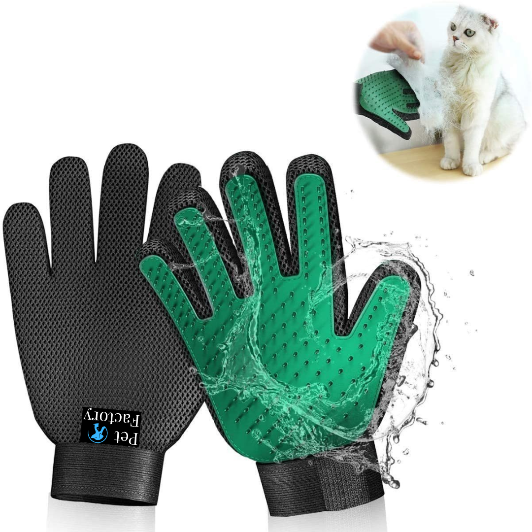 Pet Grooming Gentle Deshedding Brush Glove