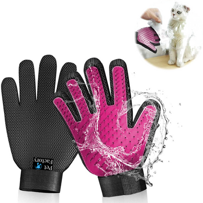 Pet Grooming Gentle Deshedding Brush Glove