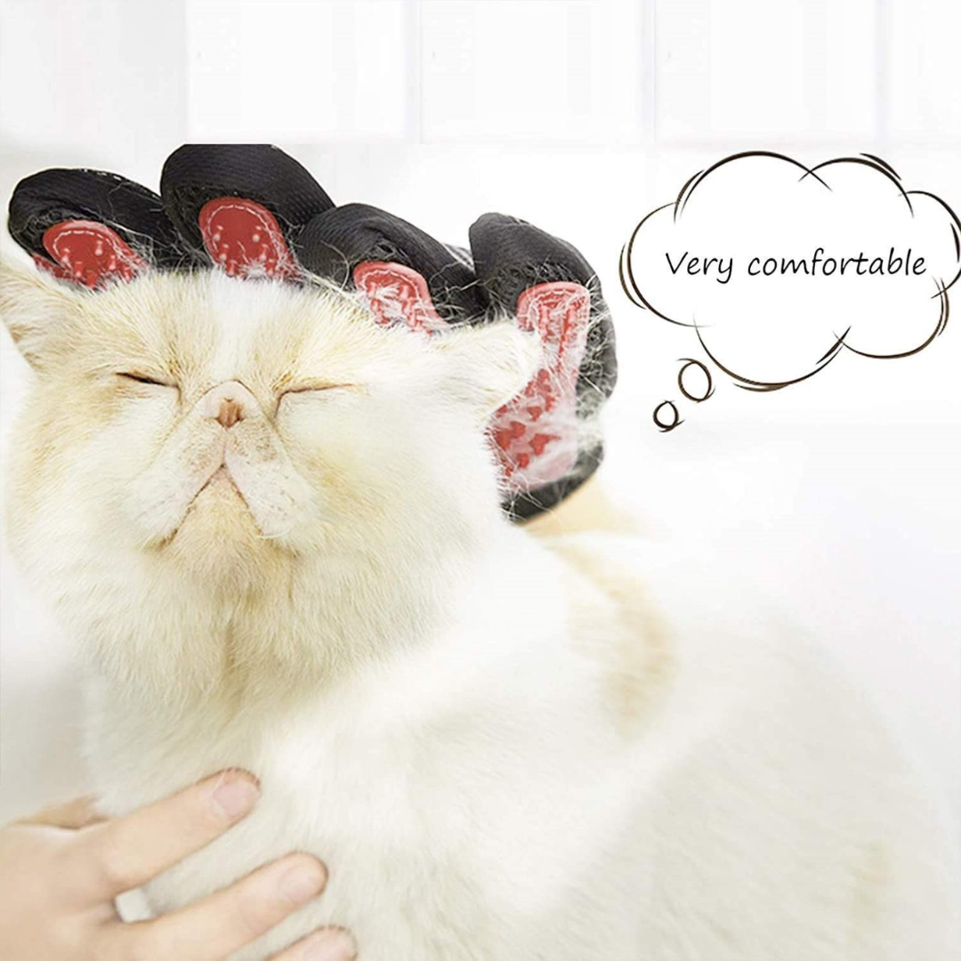 Pet Grooming Gentle Deshedding Brush Glove