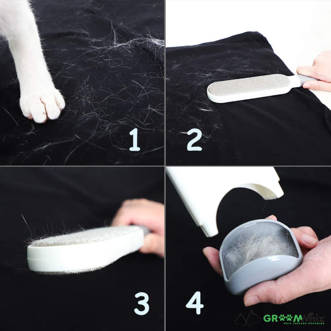 Pet Hair Remover Double Sided Brush for Furniture and Clothing