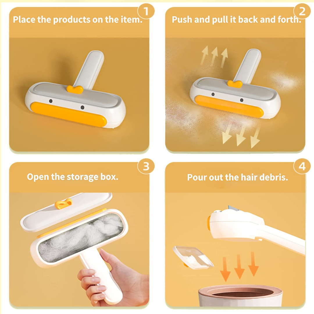 Pet Hair Remover Roller, Cute Reusable Lint Roller