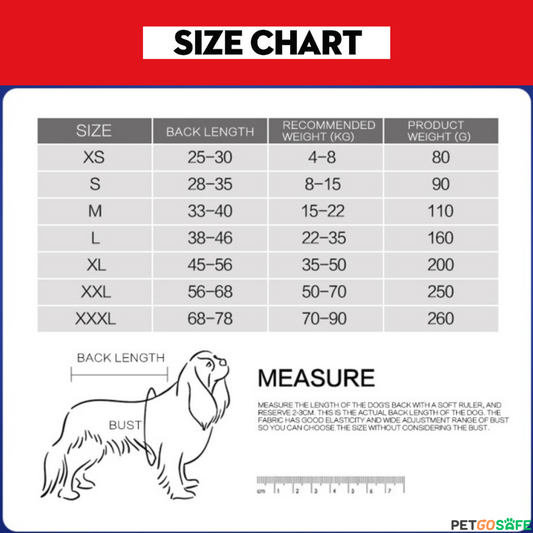 Pet Recovery Suit After Surgery