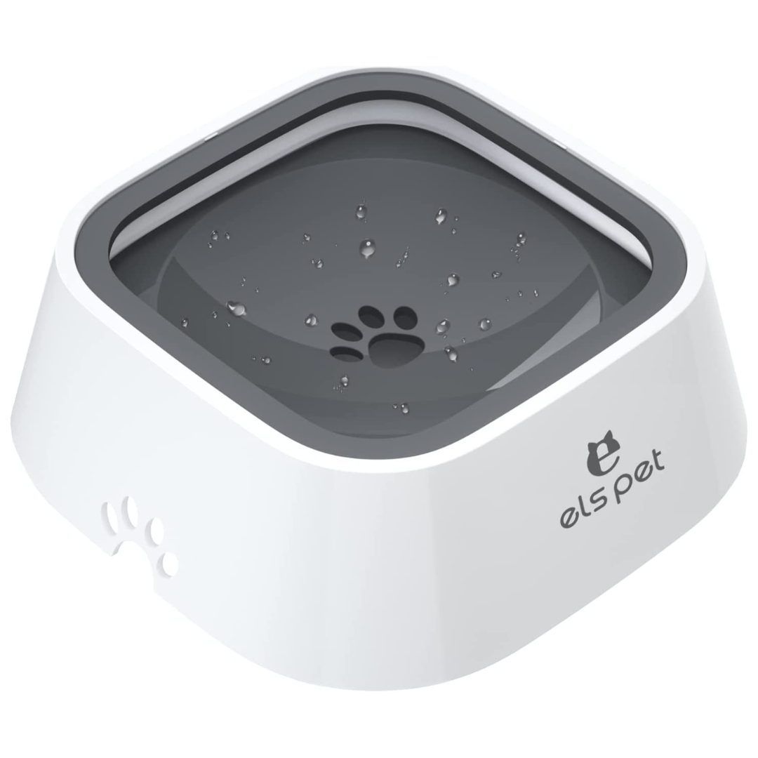 Pet Water Bowl No-Spill Carried Floating Slow Water Feeder