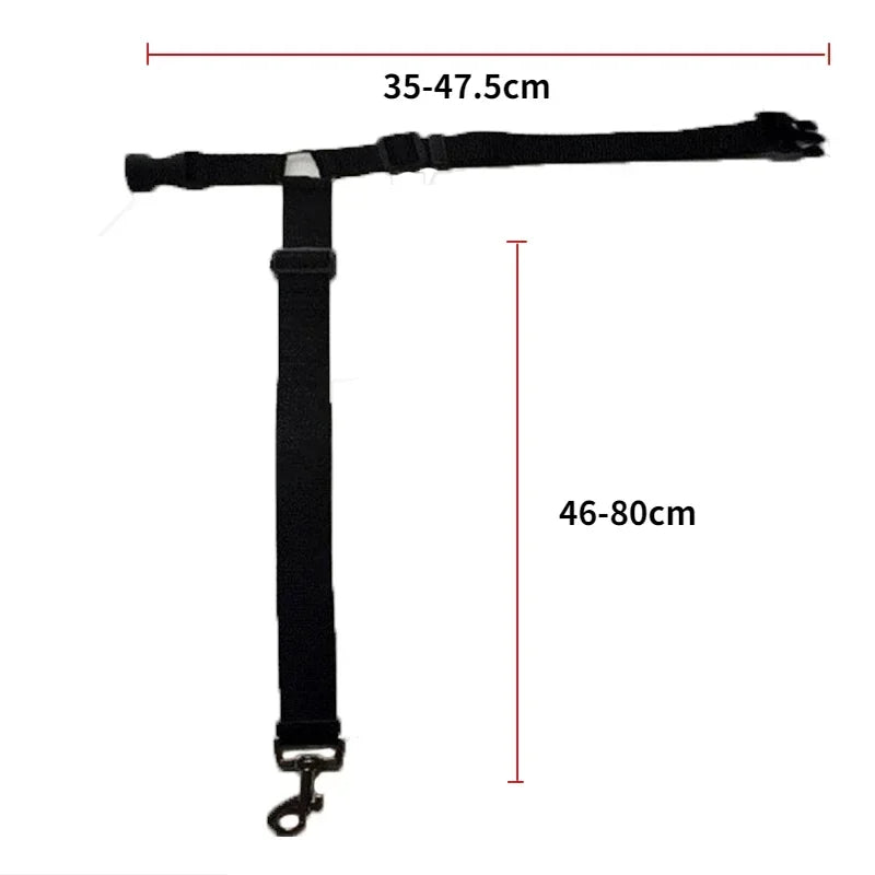 Vehicle Belt & Adjustable Nylon Leash for Dogs (7 colors available)