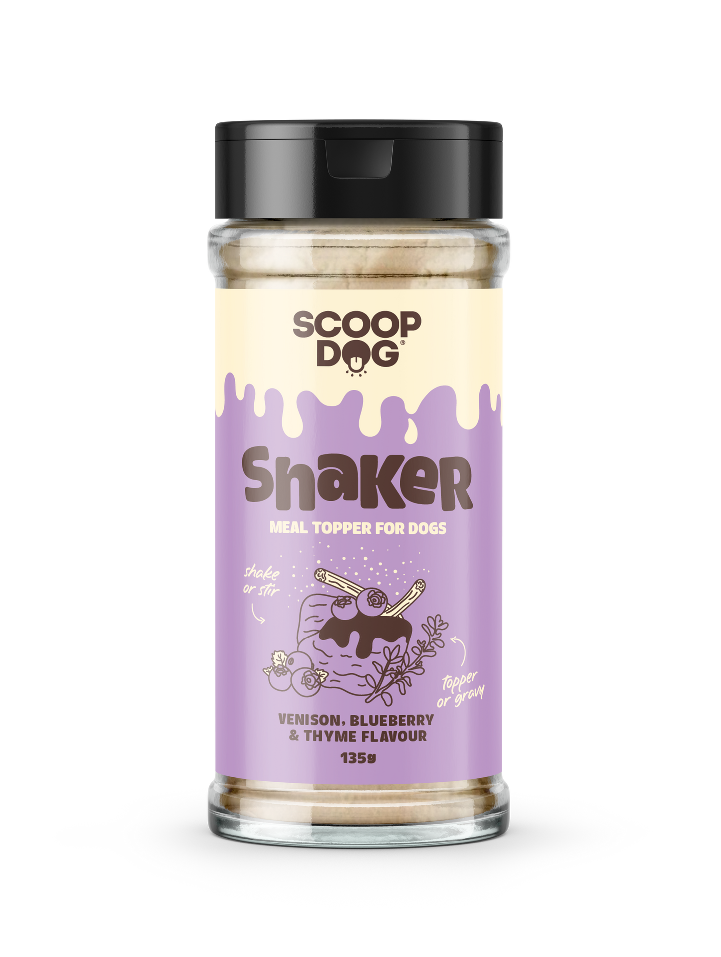 Scoop Dog - Shaker - Venison, Blueberry & Thyme 135g