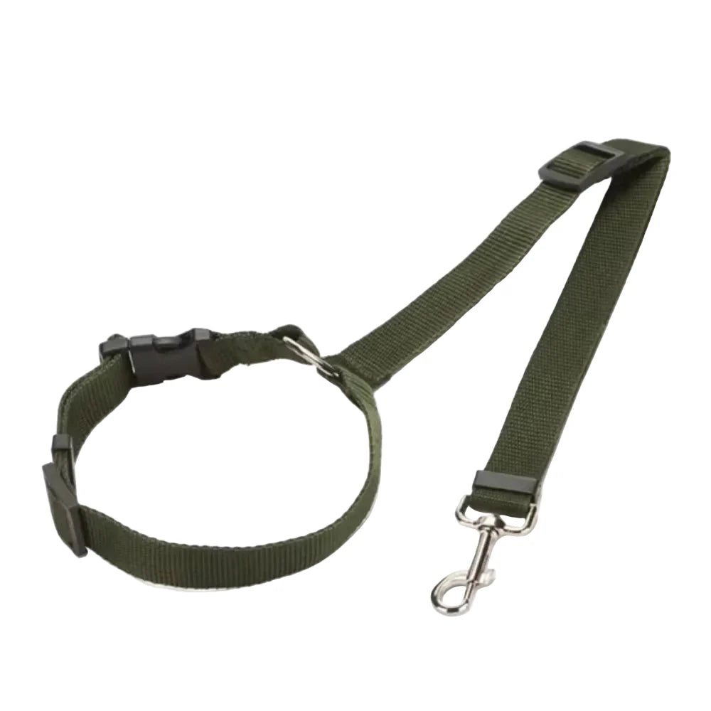 Vehicle Belt & Adjustable Nylon Leash for Dogs (7 colors available)