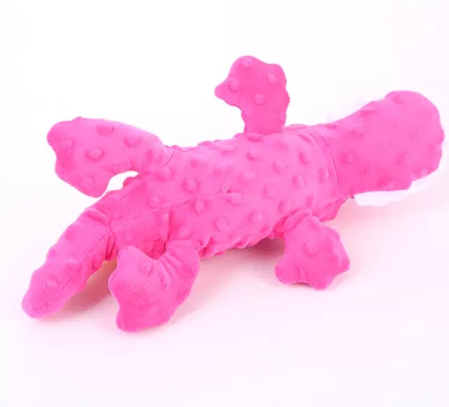 Squeaker Plush Gator Pet Toy for Small Dogs & Puppies, Soft & Durable